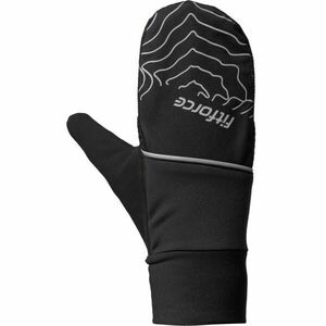 Fitforce PHANTOM Rukavice na běhání, černá, velikost obraz