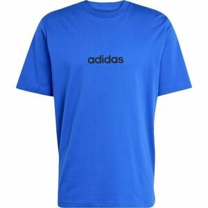 adidas ESSENTIALS LINEAR TEE Pánské tričko, modrá, velikost XXL obraz