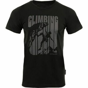 ALPINE PRO BREJ Pánské triko, černá, velikost obraz