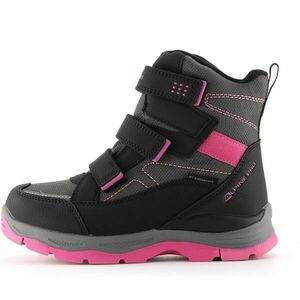 ALPINE PRO NERADO Dětské sněhule, černá, velikost obraz