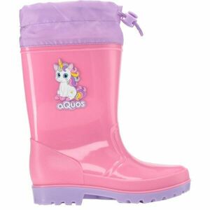 AQUOS RASTY K COLLAR Dívčí holínky, růžová, velikost obraz