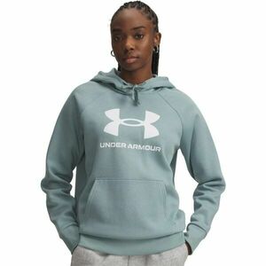 Under Armour RIVAL FLEECE BIG LOGO Dámská mikina, světle zelená, velikost obraz