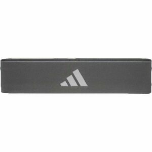 adidas RESISTANCE BAND MEDIUM Posilovací guma, tmavě šedá, velikost obraz