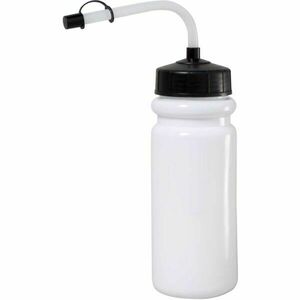 WINNWELL HOCKEY BOTTLE 650ML WITH STRAW WITHOUT LOGO Sportovní láhev, bílá, velikost obraz