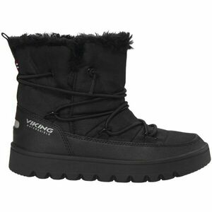 VIKING BY NORWAY SNOWFLAKE WARM WP SL Dětská zimní obuv, černá, velikost obraz
