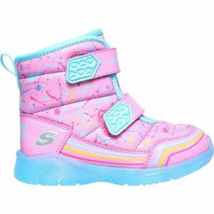 Skechers ILLUMI-BRIGHTS-POWER PAINT Dívčí zimní obuv, růžová, velikost obraz