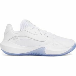 Under Armour LOCKDOWN 7 LOW Unisex obuv na basketbal, bílá, velikost 44 obraz
