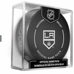 INGLASCO LOS ANGELES KINGS OFFICIAL GAME PUCK Fanouškovský hokejový puk, černá, velikost obraz