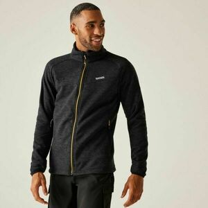 REGATTA OUTDOORS RIVAKE Pánská mikina, černá, velikost obraz