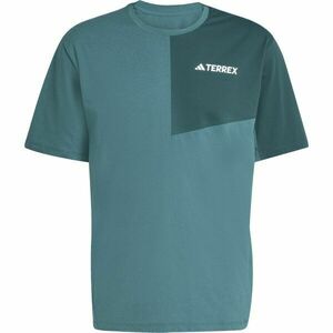 adidas TERREX MULTI TEE Pánské sportovní triko, zelená, velikost obraz