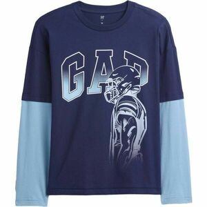 GAP V-LS ELV GRAPHIC TEE Dětské tričko, tmavě modrá, velikost obraz