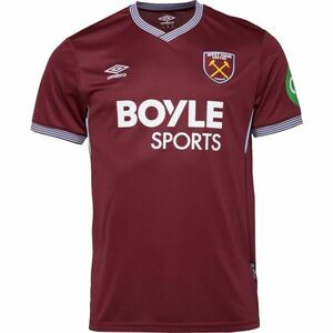Umbro WEST HAM HOME SS SHIRT Pánský fotbalový dres, vínová, velikost obraz