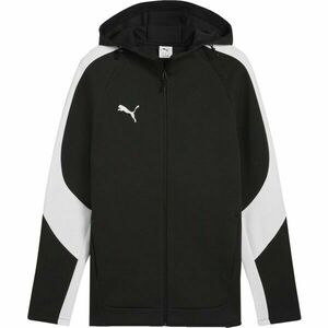 Puma TEAMEVOSTRIPE HOODED JACKET Pánská bunda, černá, velikost obraz