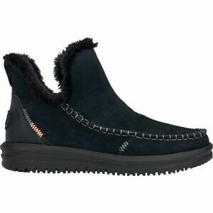 HEY DUDE CAMDEN SUEDE Dámská volnočasová obuv, černá, velikost obraz