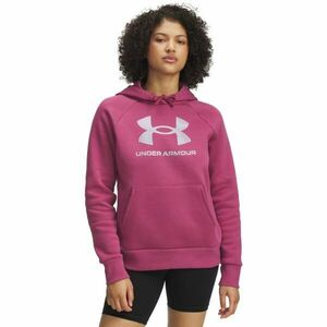 Under Armour RIVAL FLEECE SHIMMER Dámská mikina, červená, velikost S obraz