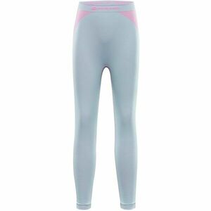 ALPINE PRO LENTO Dětské funkční spodní kalhoty, světle modrá, velikost obraz