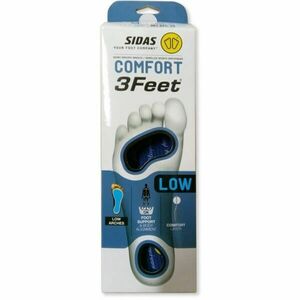 Sidas 3FEET COMFORT LOW Vložky do bot, modrá, velikost obraz