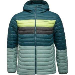 Columbia POWDER PASS HOODED JACKET Pánská outdoorová bunda, modrá, velikost obraz