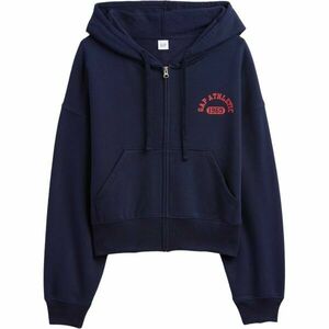 GAP V-LOGO ABV HIGH RIB FZ Dámská mikina, tmavě modrá, velikost obraz