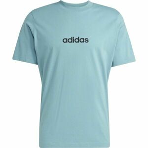 adidas LINEAR SJ TEE Pánské triko, tyrkysová, velikost XXL obraz