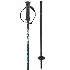 Head SUPERSHAPE TEAM Juniorské lyžařské hole, černá, velikost obraz