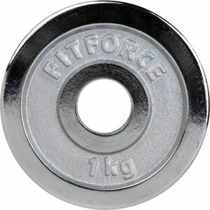 Fitforce PLC 1 KG x 30 MM Nakládací kotouč, stříbrná, velikost 1 KG obraz