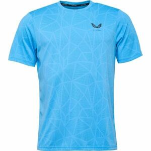 CASTORE ENGINEERED KNIT SS T-SHIRT Pánské triko, modrá, velikost obraz