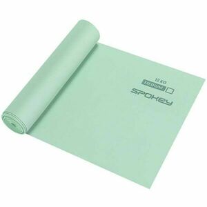 Spokey RIBBON TEX MEDIUM Posilovací guma, zelená, velikost obraz