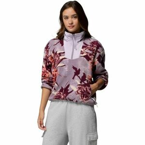 Columbia SEQUOIA GROVE™ PRINTED HALF ZIP Dámská fleecová mikina, fialová, velikost obraz