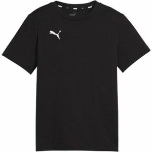 Puma TEAMGOAL CASUALS TEE JR Chlapecké sportovní triko, černá, velikost obraz