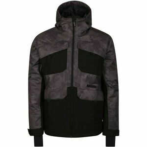 ALPINE PRO IBER Pánská lyžařská bunda, tmavě šedá, velikost obraz