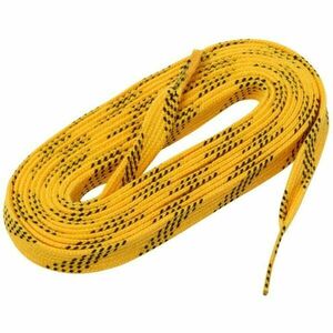 WINNWELL WAX LACES Hokejové tkaničky, žlutá, velikost obraz