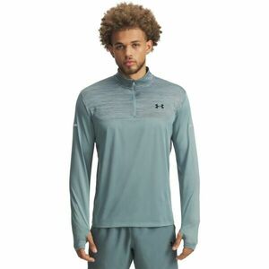 Under Armour TECH UTILITY 1/4 ZIP Pánská mikina, světle zelená, velikost M obraz