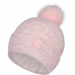 Lewro KLEASA Dívčí pletená čepice, růžová, velikost 12-15Y obraz