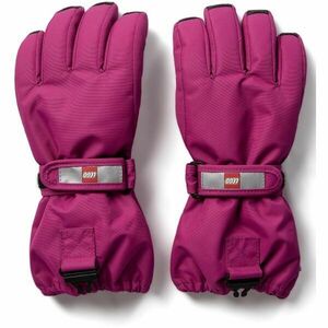 LEGO® kidswear LWATLIN 700 Dětské lyžařské rukavice, růžová, velikost 146-152 obraz