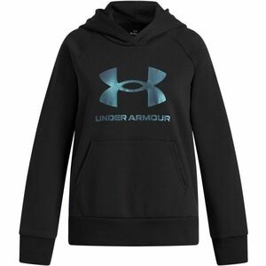 Under Armour RIVAL FLEECE SHIMMER Dívčí mikina, černá, velikost M obraz