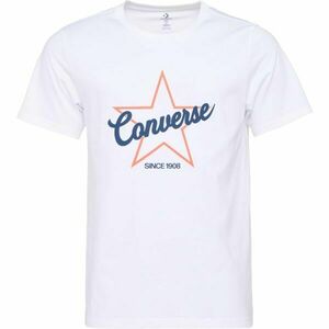 Converse STAR OUTLINE TEE Pánské tričko, bílá, velikost obraz