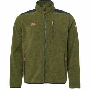 Willard CLAIN Pánská fleecová mikina, tmavě zelená, velikost obraz
