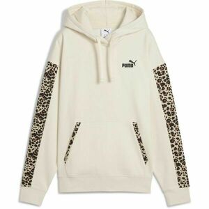 Puma ESSENTIALS GRAPHIC ANIMAL COMFORT HOODIE Dámská mikina, béžová, velikost obraz