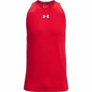 Under Armour BASELINE Pánské tílko na basketbal, červená, velikost M obraz