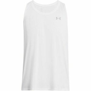 Under Armour LAUNCH SINGLET Pánské tílko, bílá, velikost L obraz