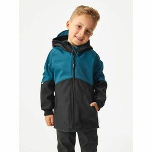 UNUO STREET Dětská softshellová bunda, černá, velikost 146-152 obraz