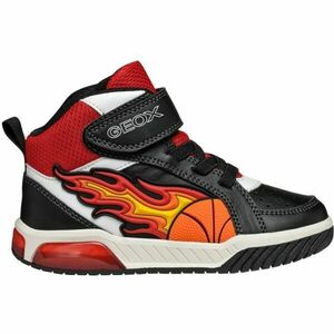 Geox J INEK Chlapecká volnočasová obuv, černá, velikost obraz