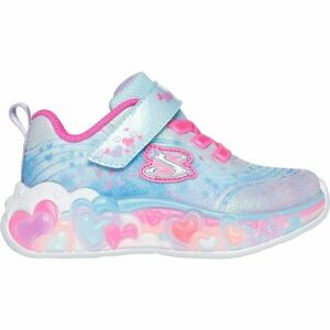 Skechers ETERNAL HEART LIGHTS Dívčí vycházková obuv, světle modrá, velikost obraz