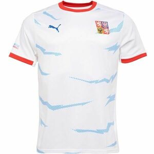 Puma CZECH HANDBALL JERSEY M AWAY Pánský sportovní dres na házenou, bílá, velikost obraz