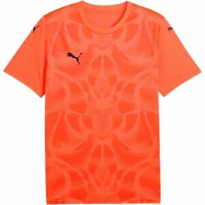 Puma TEAMULTIMATE JERSEY Pánský fotbalový dres, oranžová, velikost obraz