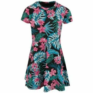 ALPINE PRO DRIMO Dívčí šaty s rukávy, černá, velikost 116-122 obraz