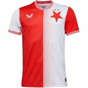 CASTORE SLAVIA PRAGUE HOME SS SHIRT Pánský fotbalový dres, červená, velikost obraz
