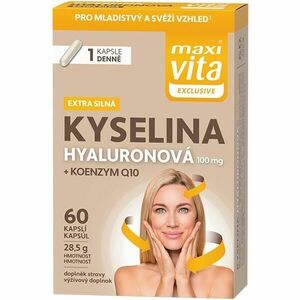 VITAR MAXI VITA EXCLUSIVE KYS. HYALURONOVÁ +KOENZYM Q10 60 CPS. BL Doplněk stravy, , velikost obraz