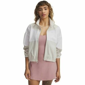Under Armour RIVAL WOVEN JACKET Dámská bunda, bílá, velikost L obraz